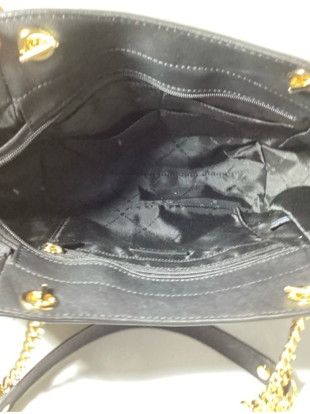 Michael Kors Black Jet Set Chain-Handle Tote - Picture 7 of 7